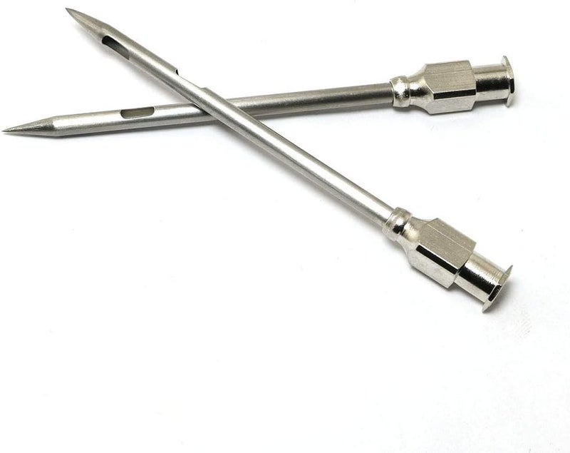 PZRT 4pcs Injector Needle for Barbecue, Stainless Steel Marinade Turkey BBQ Meat Injector Needle Kitchen Accessories Party Home Supplies - Image 2