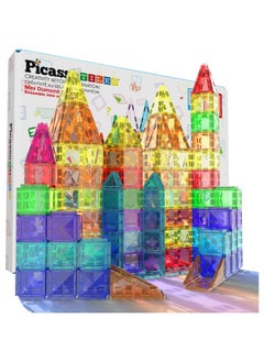 PicassoTiles PicassoTiles Mini Diamond Collection Travel Size Magenetic Building Block Set (60 Pieces)  - Image 2