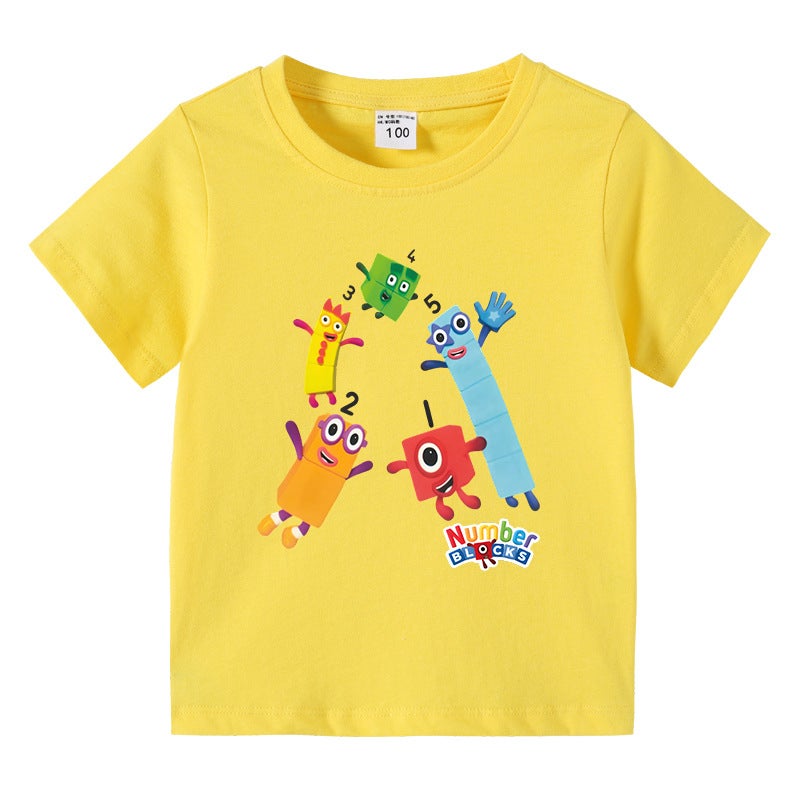 2023 New Children'S Wear Korean Style Children'S Summer Short-Sleeved T-Shirt Boys And Girls Baby Half-Sleeved T-Shirt Top Cotton - Image 4