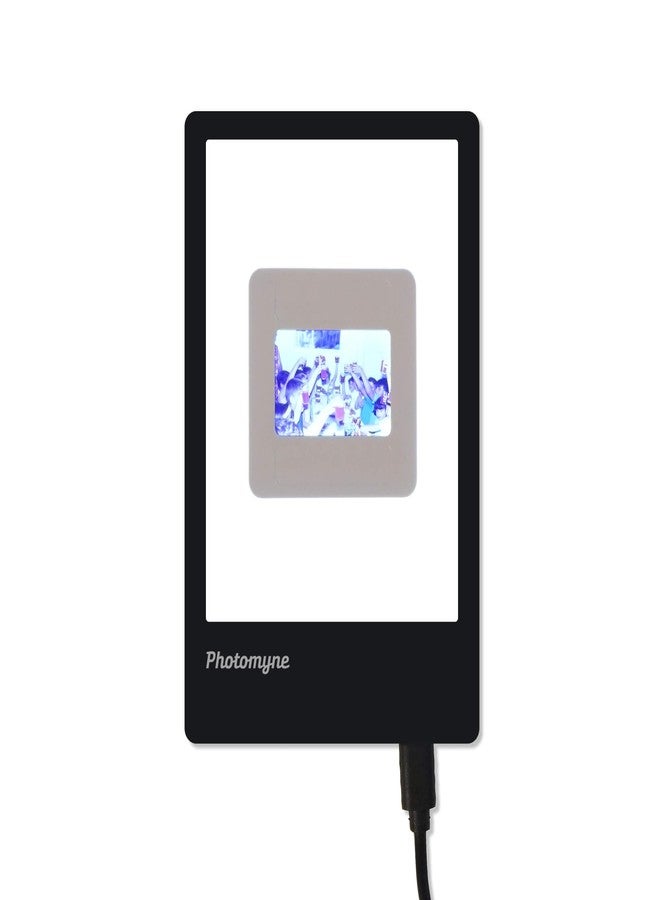 Photomyne Mini Light Pad Backlight | Slides & Negatives Viewer | Professional Portable Light Box for Scanning & Viewing Slides and Film Negatives (Includes USB Adapter) - Black - Image 1