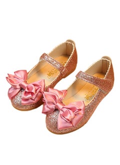 Generic New bow girls dancing shoes baby soft bottom shoes princess shoes  - Image 1