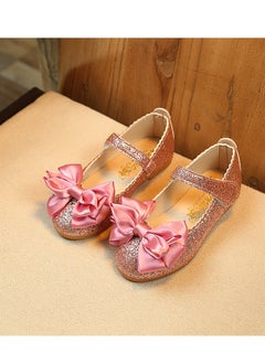 Generic New bow girls dancing shoes baby soft bottom shoes princess shoes  - Image 2
