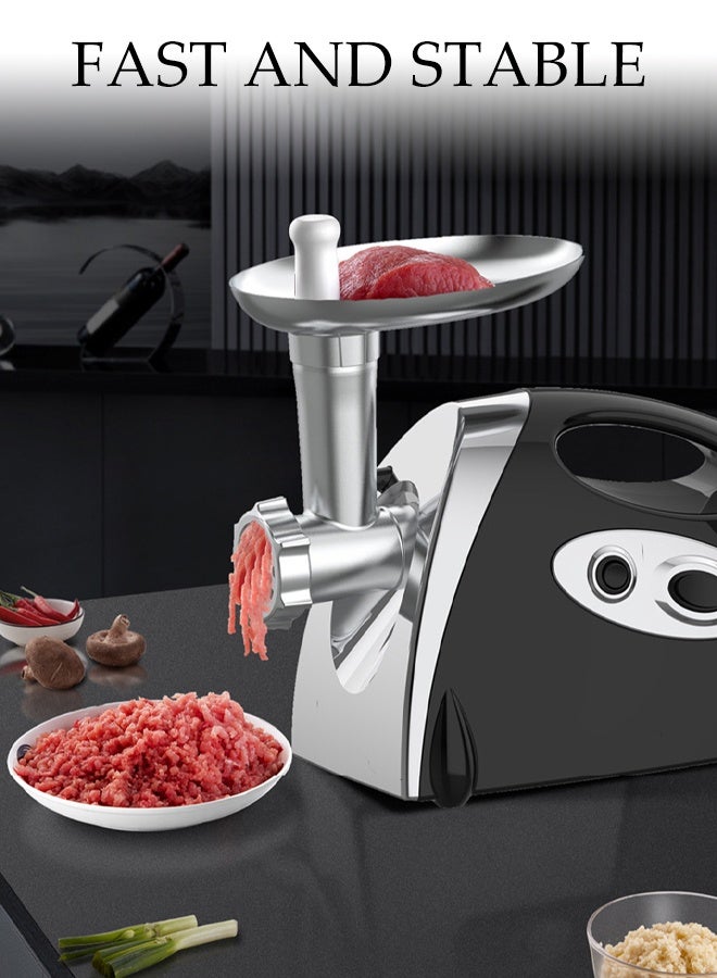 DUNISO Electric Meat Grinder，Multi Functional Meat Sausage Grinder， Household Use，Easy to Clean，for Fast Grinding, Grinding Meat, Fish, Vegetable, Sausage Maker  - Image 4