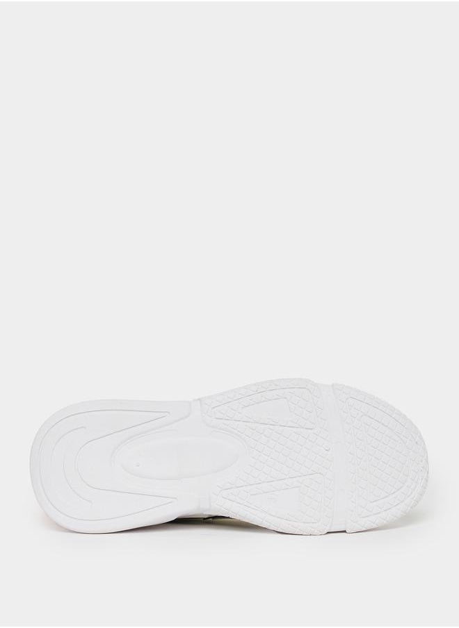 Heel Pop Chunky Sole Lace Up Sneakers