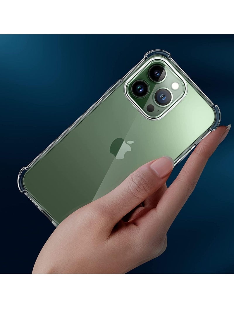 vesus iPhone 15 Pro Max Case 6.7 Inch Soft Flexible TPU Anti-Shock Slim Transparent Protective Back Cover with Reinforced Bumper Corners - Image 2