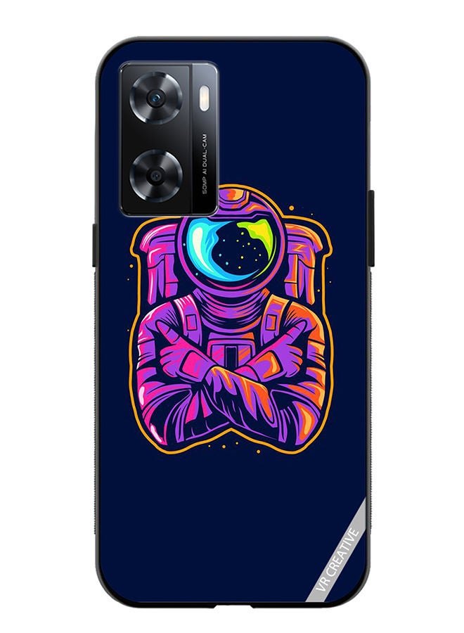 VR CREATIVE غطاء حماية لهاتف OnePlus Nord N20 SE بتصميم كول أسترو متعدد الألوان - Image 1