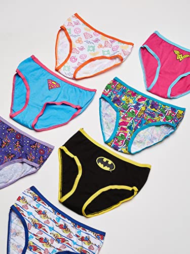 DC Comics Big Girls Justice League Logo 7 Pack Panty, Assorted, 4 - Image 3