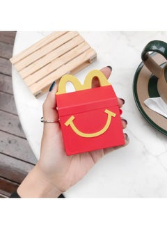 Cartoon Snack Drink Vaseline AirPods 4 Generation Apple Earphone Case Bluetooth Cover Silicone Protective Cover-Color:Red M Bag (precision Hole)-Applicable Models:AirPods 4