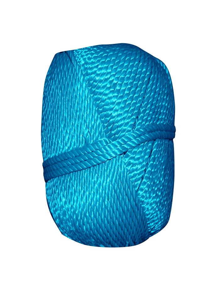 YNK 204 2.5 MM Nylon Clothing Line String, Rope for Clothes Drying, Twisted Multi Ferrous Multipurpose Outdoor Clothes Drying Wire, Travel- Friendly Rope for Cloth (Length- 50 M)- Light Blue - Image 3
