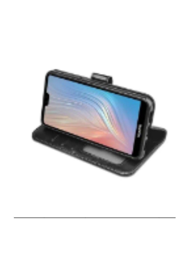 KUYING Flip PU Leather Protective Case Cover For Huawei P20 Lite