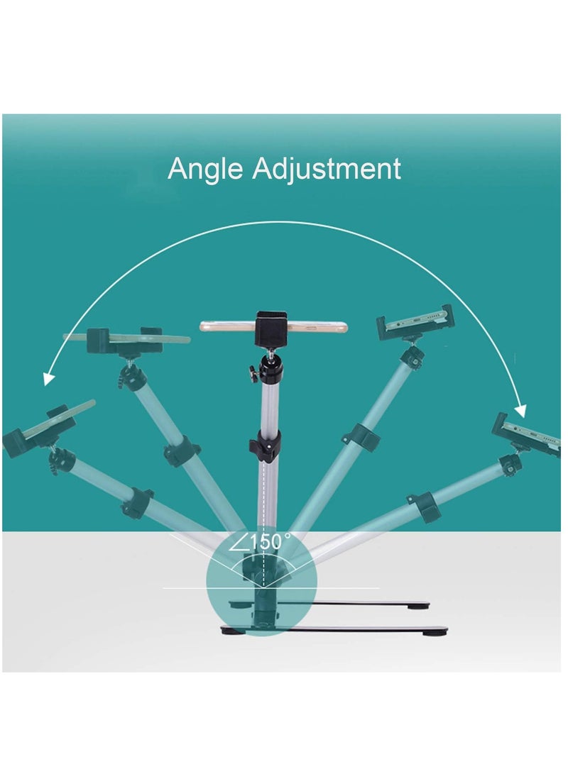 Arabest Adjustable Cell Phone Stand, Overhead Phone Mount, Camera Video Table Top Light Weight Holder for Recording Videos, Photography, Teaching Online Live Broadcast - Image 4