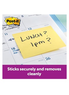 3M 12-Pad Sticky Notes 3x3 Inch Size Yellow  - Image 4
