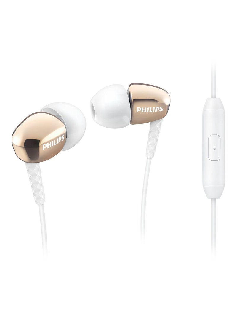 Philips In-Ear Headphones With Microphone Gold - Image 1