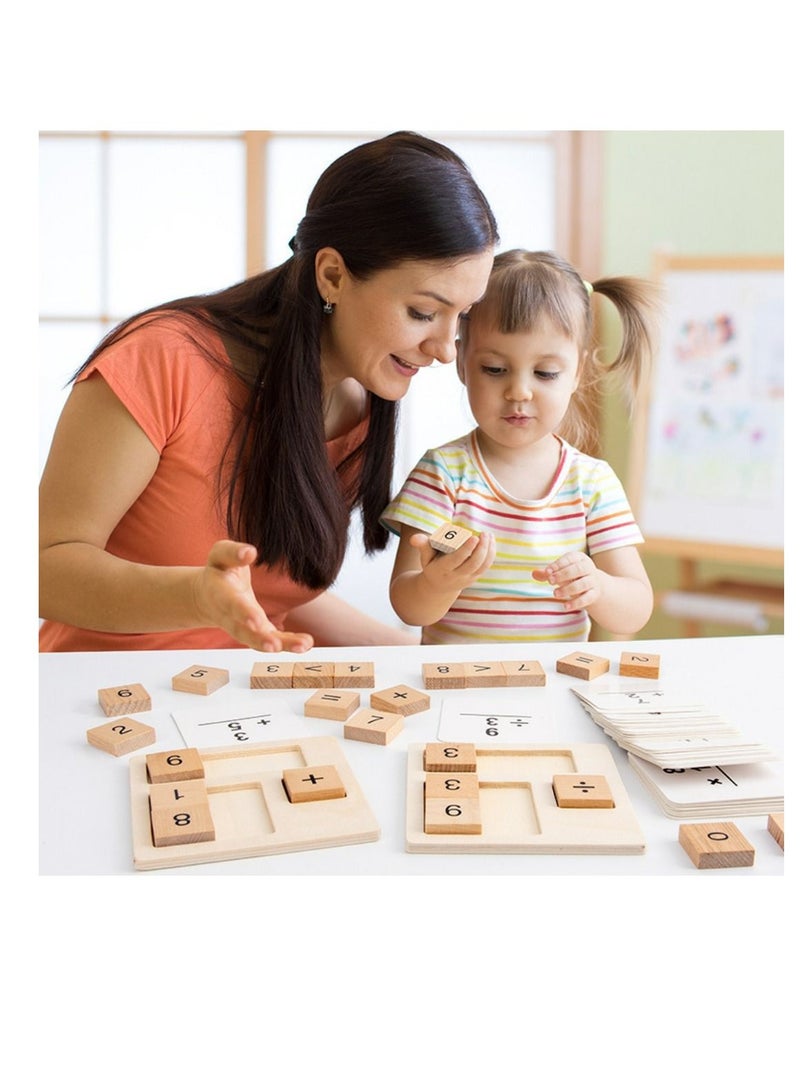 Factory Price Wooden Pegged Maths toys for Kids, Mathematical Learning & Education toys for 3 to 10 Year kids, Gift for Kids Montessori toys - Image 2