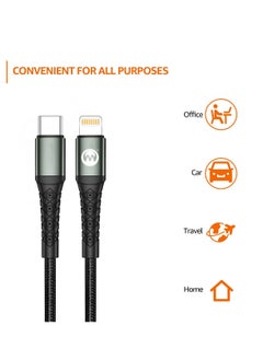 Generic Microdigit Type-C to Lightning 20W Fast Charging Cable 1.2M – DCPD219i  - Image 5