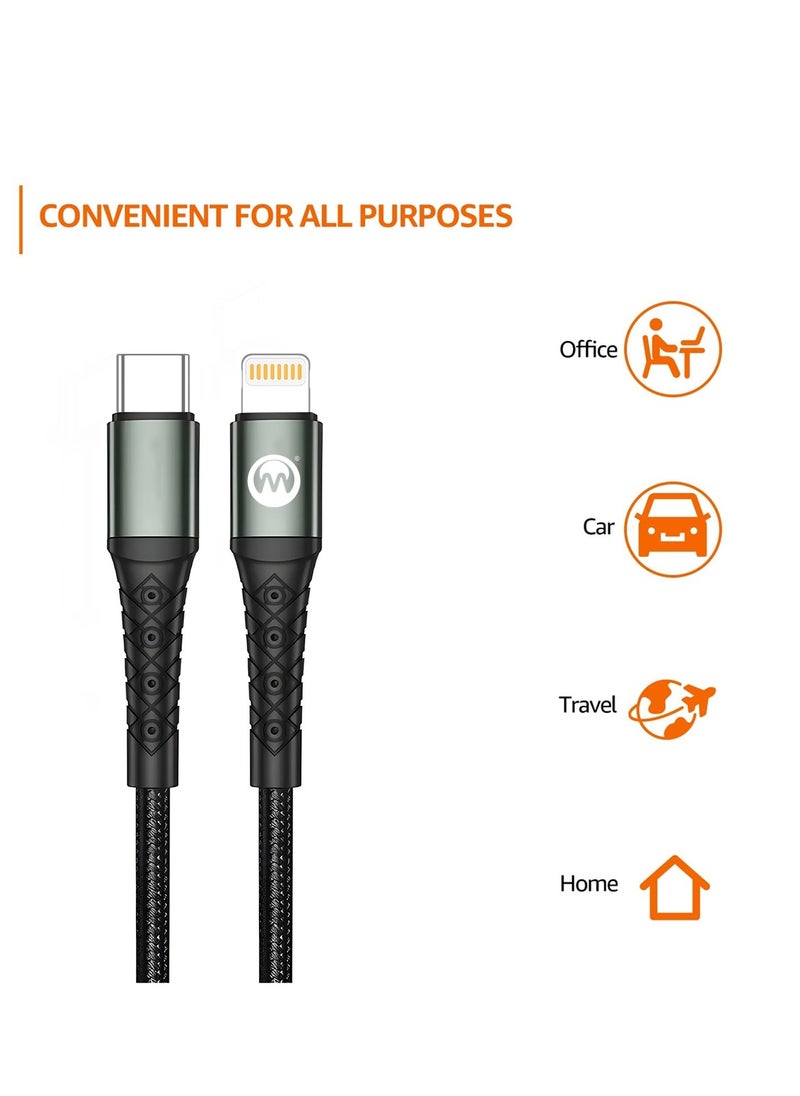 Generic - Microdigit Type-C to Lightning 20W Fast Charging Cable 1.2M – DCPD219i - Image 1