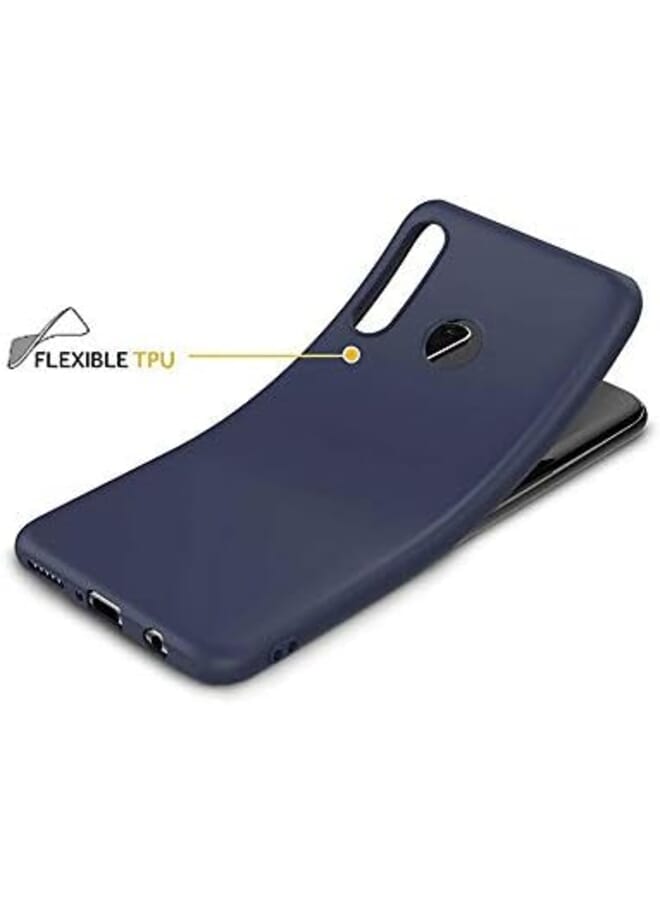 3إي غطاء TPU مرن من البلاستيك غير اللامع لهاتف هواوي P30 لايت أزرق داكن - Image 2