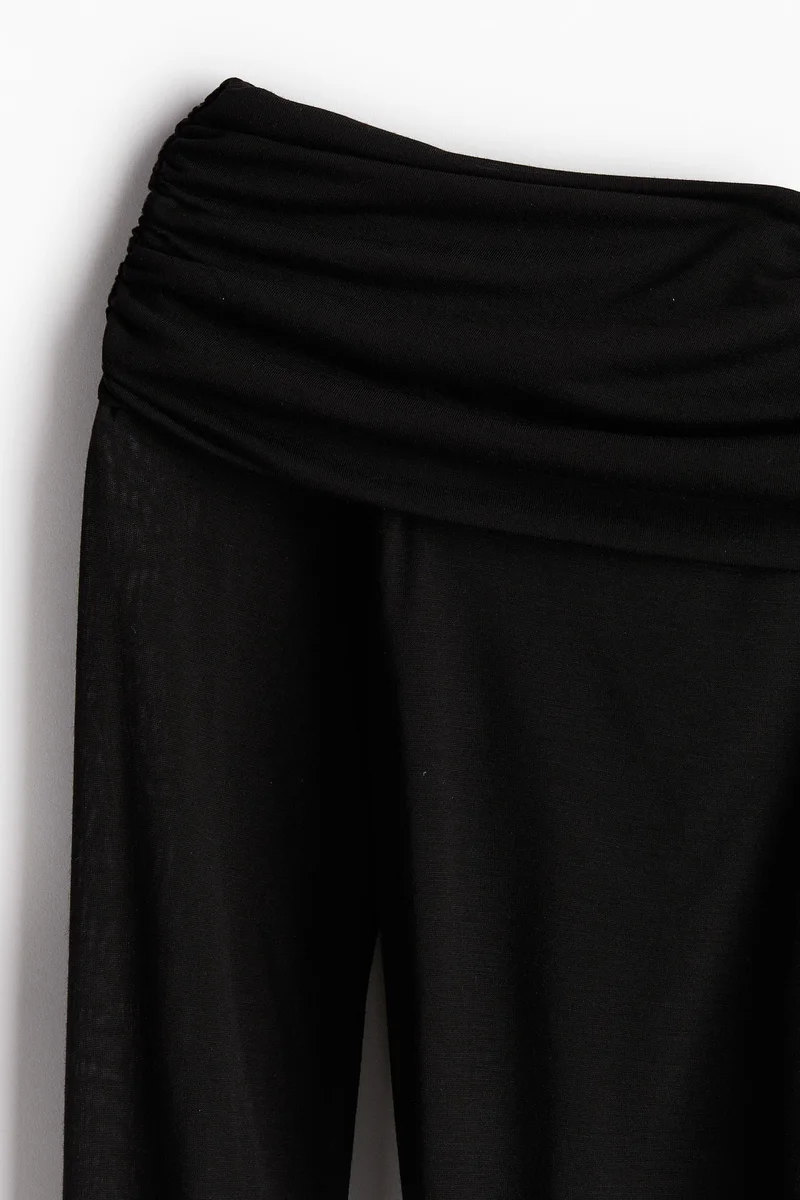 H&M Sheer off-the-shoulder top