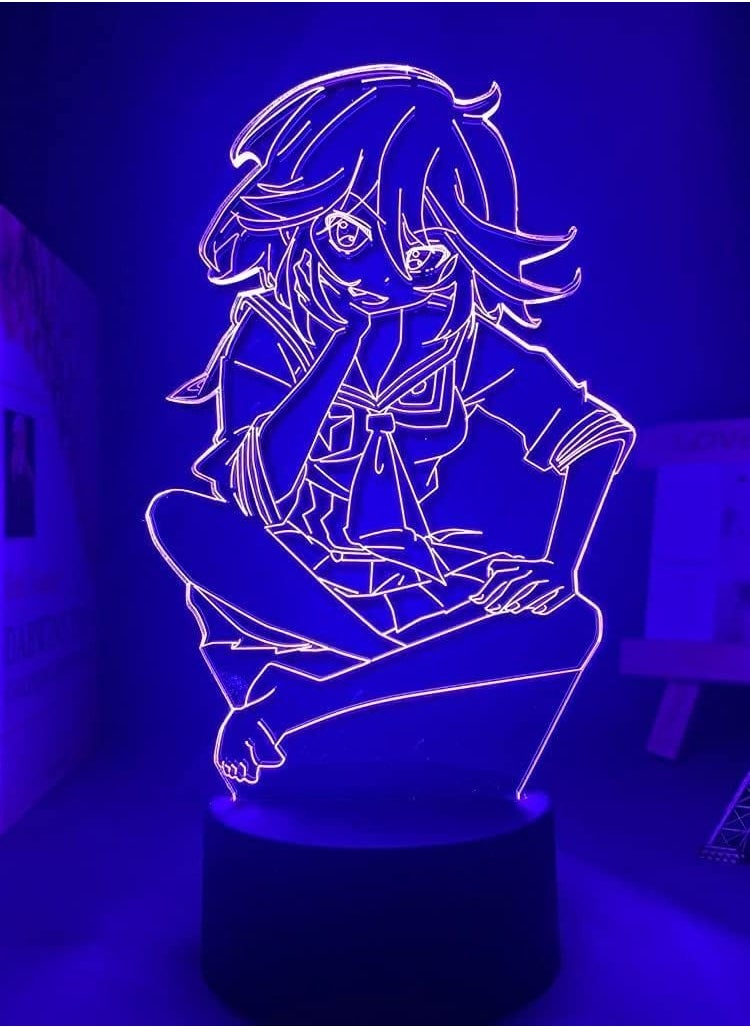 althiqahkey - Large Size One Punch Man Garou LED Night Light for Bedroom Decor Nightlight Birthday Gift Anime 3D Lamp Garou One Punch Man - Image 1
