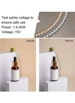 PULUZ 19.7 Inch/50cm Portable Photo Lighting Studio Light Box Shooting Tent Box Kit 50cm Ring Light with 12 Colors Backdrops  - Image 5