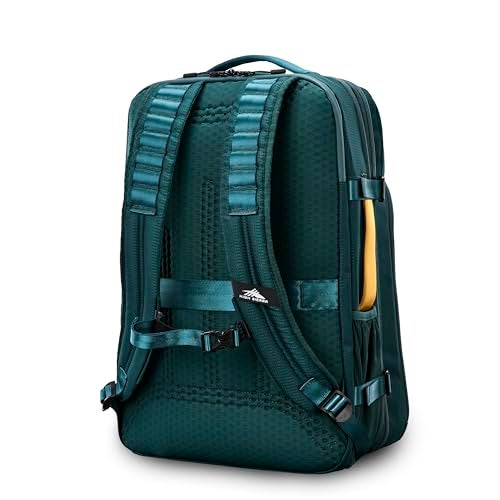 High Sierra Hi-Life Travel Backpack - Features 2-inch Expansion, WetPak Pockets, 17” Laptop Compartment, Stack-It Strap, Adjustable Sternum Strap, Fleece Pocket, Dual Water Bottle Pockets - Image 3