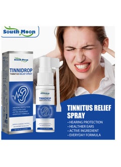 SOUTH MOON Tinnitus Relief Spray For Ringing Ears Drops Wax Cleaner Earwax Removal 60ml  - Image 1
