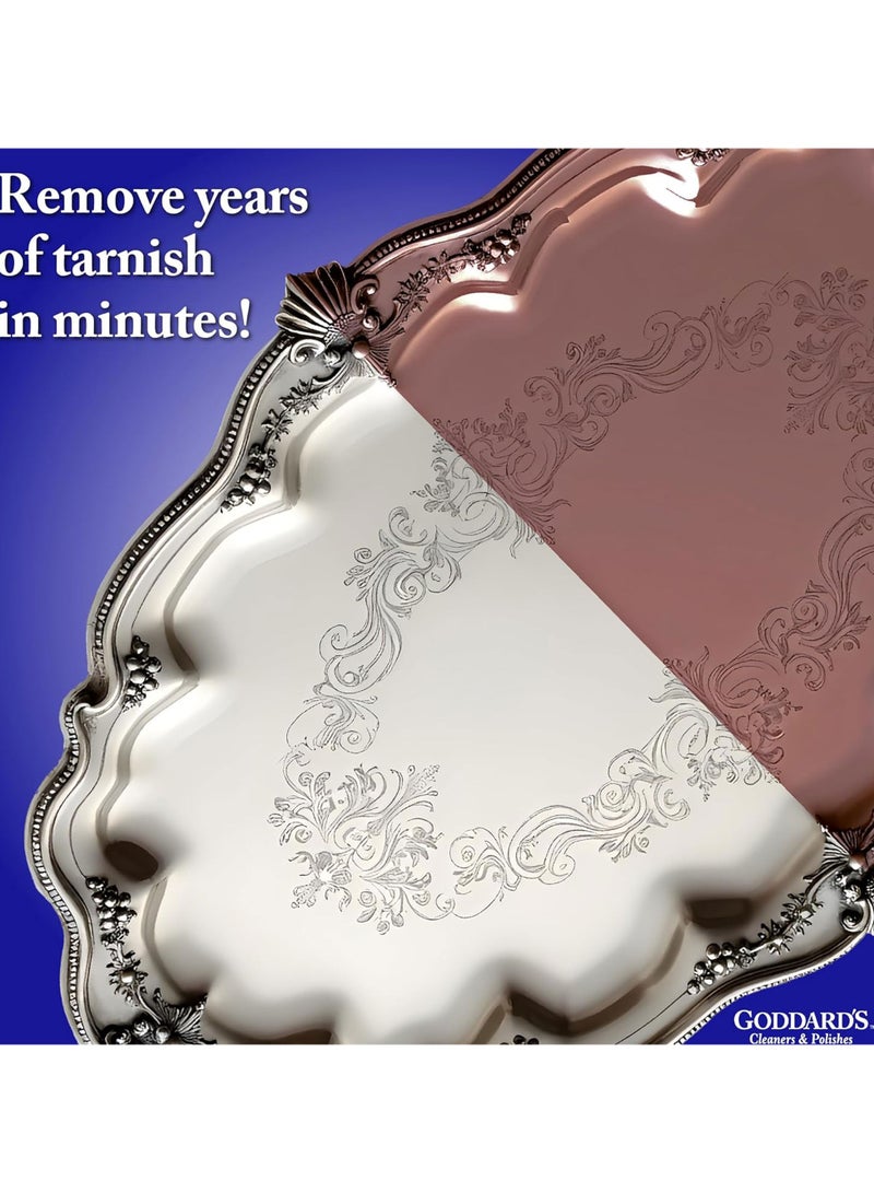 GODDARD'S Goddard’s Silver Polish Foam, Silver Jewelry Cleaner for Antiques, Accessories, Ornaments, Silver Cleaner, Silverware Protection, Tarnish Remover for Sterling Silver Jewelry, Sponge Applicator, 6 oz - Image 4