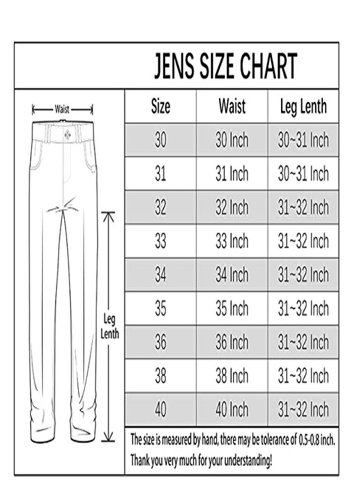 Mens jeans pants straight fit tapered leg skinny jean for work and casual BL34 - Image 5