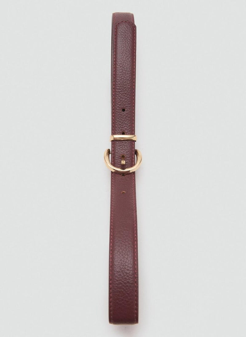 MANGO Oval buckle belt - Image 2