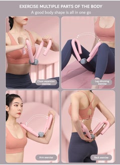 ULHYC 5-Piece Skin-Friendly Resistance Fitness Bands, Yoga Fitness Set With Tensioners, Yoga Rings, Tension Ropes, Etc Combination Training Doubles The Effect  - Image 4