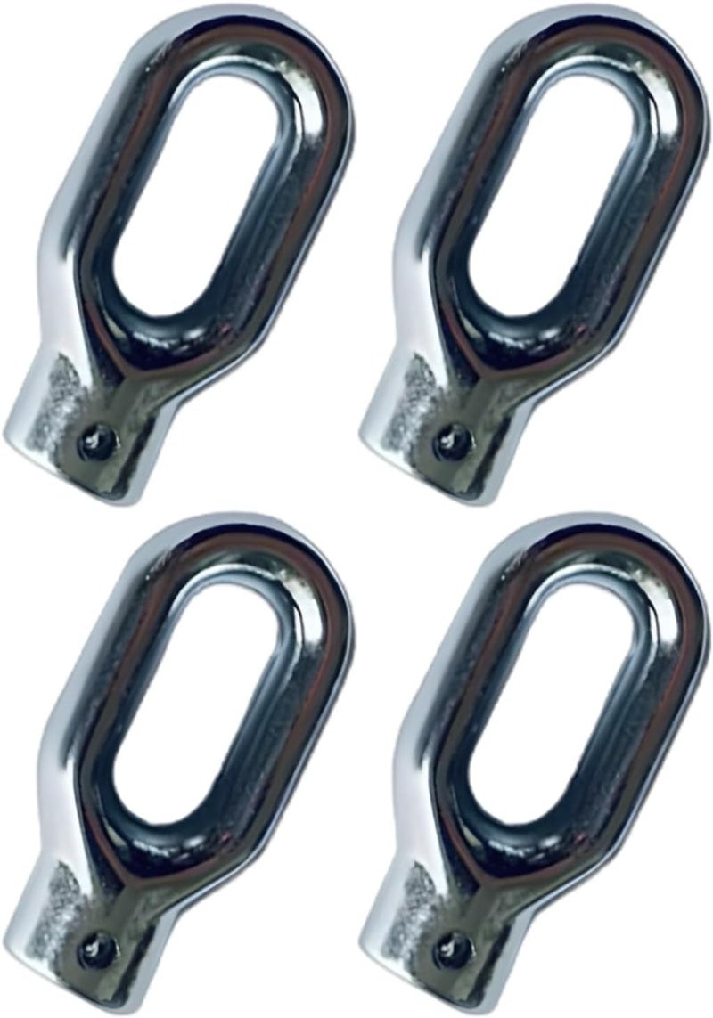 4 Pcs Skylight Eyelet Adapter, Metal Hanger For Awnings, 1:7 Gearbox, 3.9 X 3.1 X 0.8 In - Image 1