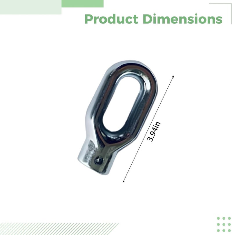 4 Pcs Skylight Eyelet Adapter, Metal Hanger For Awnings, 1:7 Gearbox, 3.9 X 3.1 X 0.8 In - Image 4
