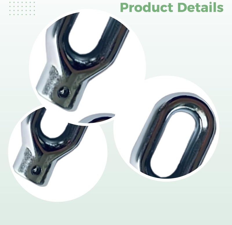 4 Pcs Skylight Eyelet Adapter, Metal Hanger For Awnings, 1:7 Gearbox, 3.9 X 3.1 X 0.8 In - Image 2
