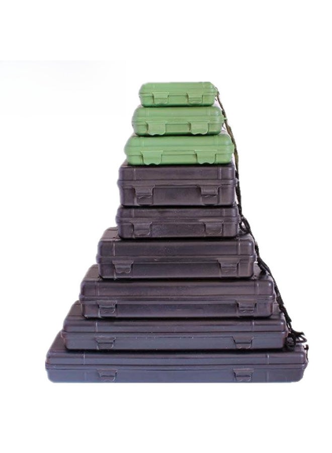 Strong Light Flashlight Plastic Packaging Box Hardware Universal Accessories Tool Box, LED Multi-purpose Direct Sales-Color:Green 6.  - Image 1