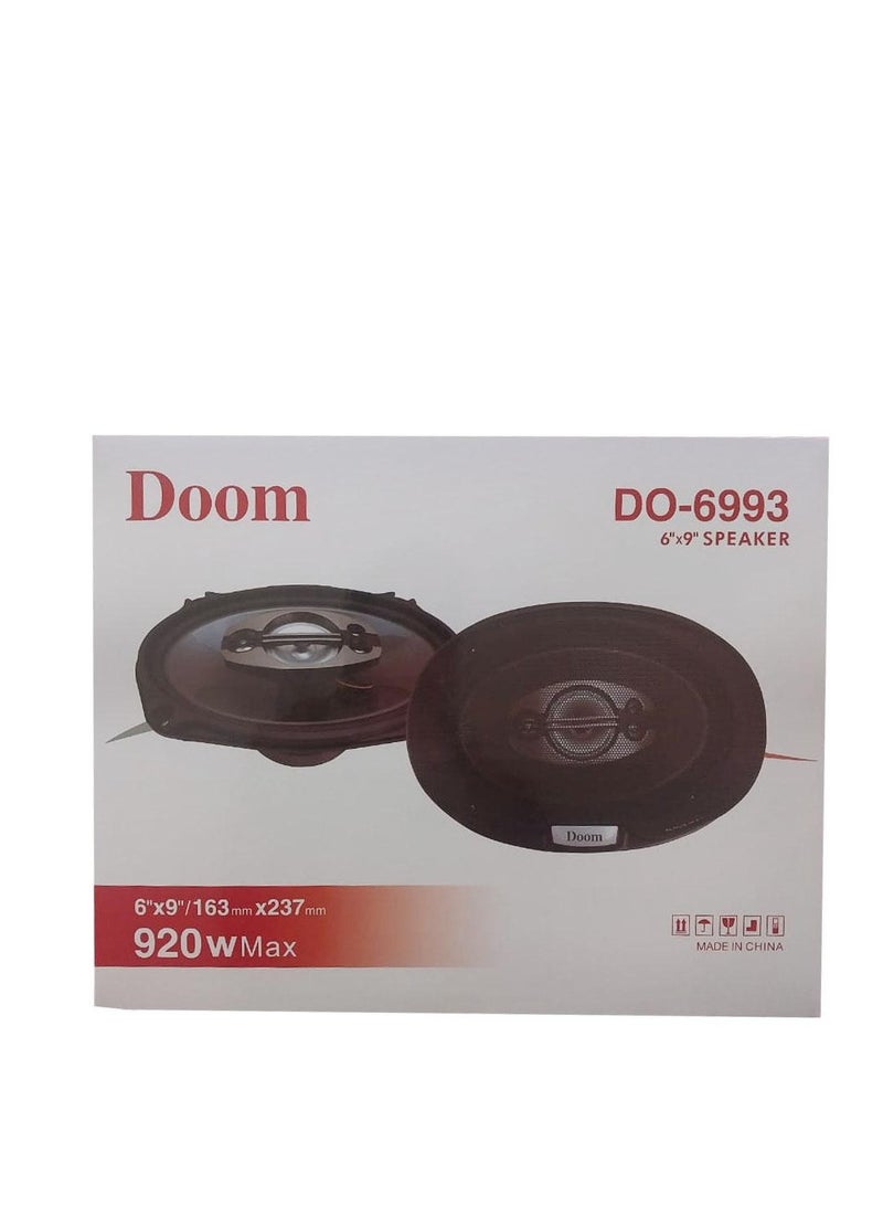 مجموعة صوتية بيضاوية DO-6993W 920 6*9 بوصة 4 أوم 163*237 سم - Image 5