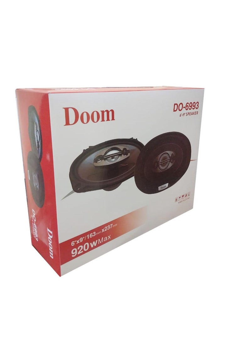 مجموعة صوتية بيضاوية DO-6993W 920 6*9 بوصة 4 أوم 163*237 سم - Image 4