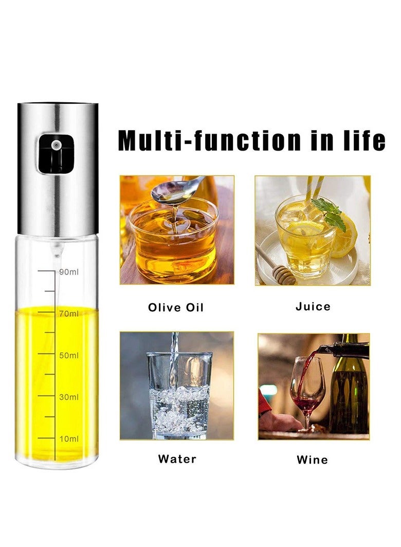 Household pressing type glass oil pot 304 stainless steel spray bottle, kitchen barbecue seasoning spray oil pot - Image 4