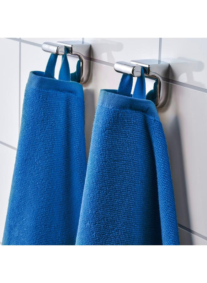 Bath sheet, bright blue, 100x150 cm  - Image 4