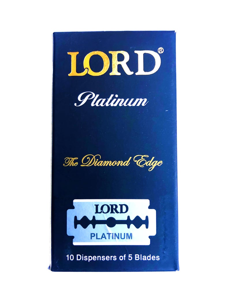 Lord 50 New Lord Platinum Double Edge Razor Blades - Image 3