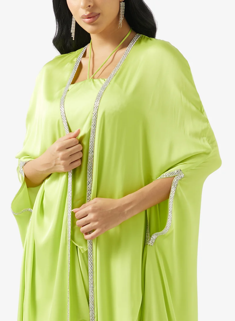 Golden Apple Silk 3PCS Set Dress