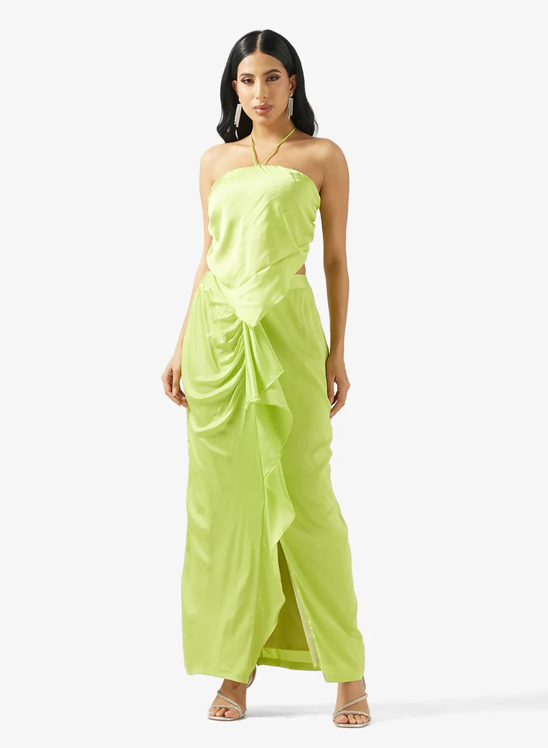 Golden Apple Silk 3PCS Set Dress