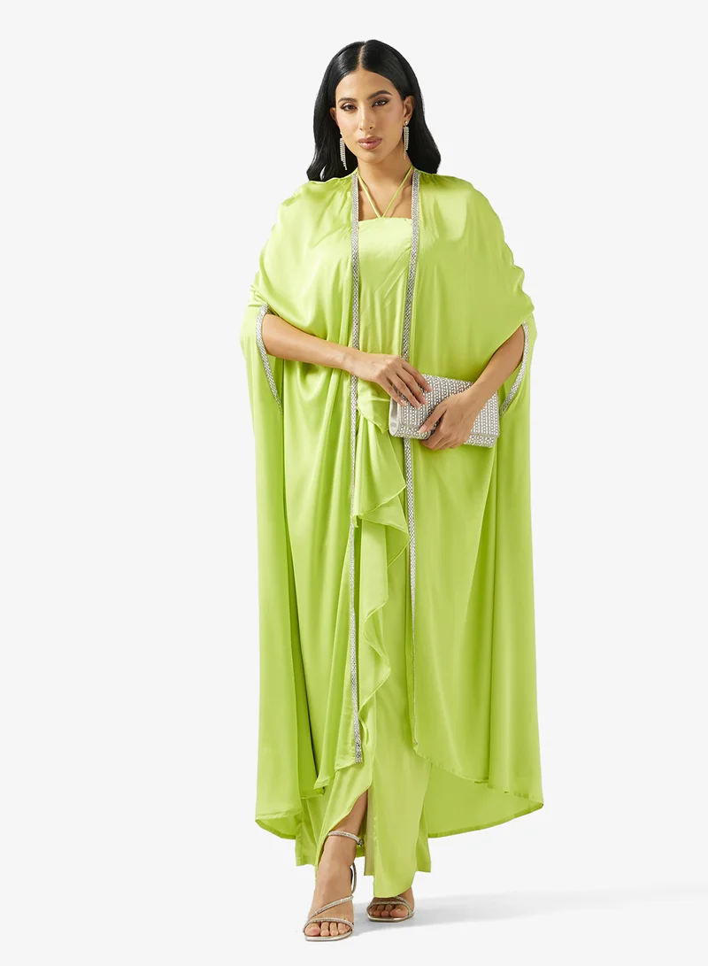 Golden Apple Silk 3PCS Set Dress