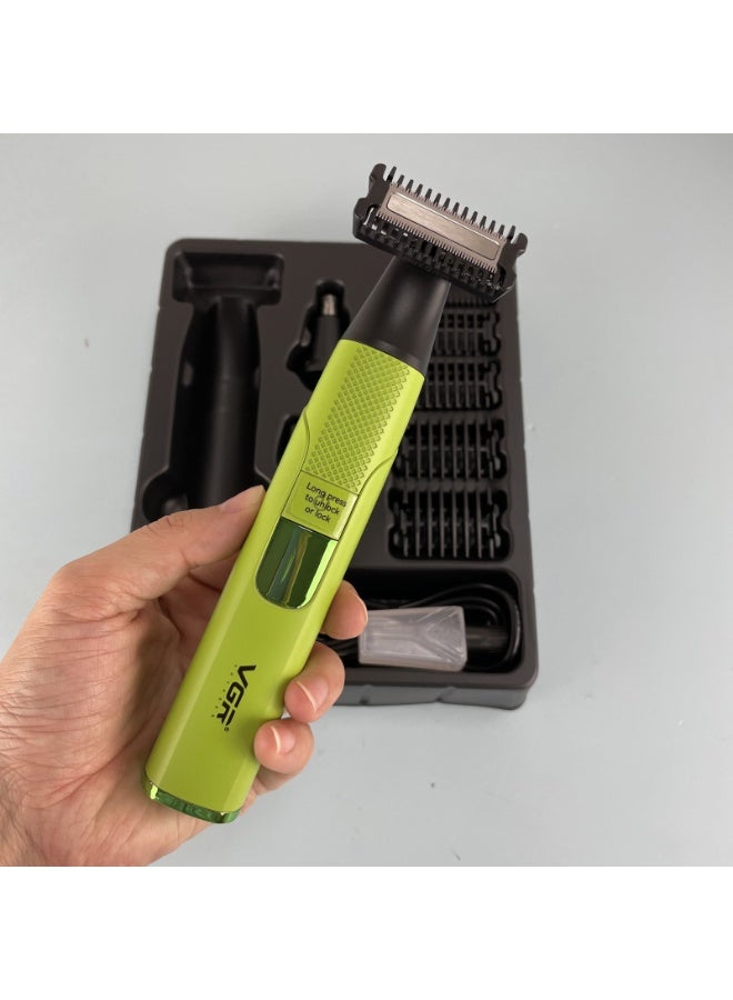 VGR V-633 Professional 3-in-1 Men's Grooming Set & Body Trimmer - AFA Argentina Official Edition, IPX6 Waterproof, LED Display - Image 5