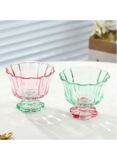 1 Pcs Ice Cream Bowls Drinking Glass Cups, Dessert Bowl Tool,Flower Petal Style Glasses, 8.5 oz, Suitable for Ice cream, Cocktails, Dessert & More - pzsku/ZF2FF590FB907DE1138B6Z/45/_/1734867993/ae508581-876c-4632-99c6-b2e600cc7039