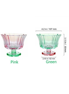 1 Pcs Ice Cream Bowls Drinking Glass Cups, Dessert Bowl Tool,Flower Petal Style Glasses, 8.5 oz, Suitable for Ice cream, Cocktails, Dessert & More - pzsku/ZF2FF590FB907DE1138B6Z/45/_/1734870169/b9fd64df-77b4-4c8d-aa39-0a817e9d961a