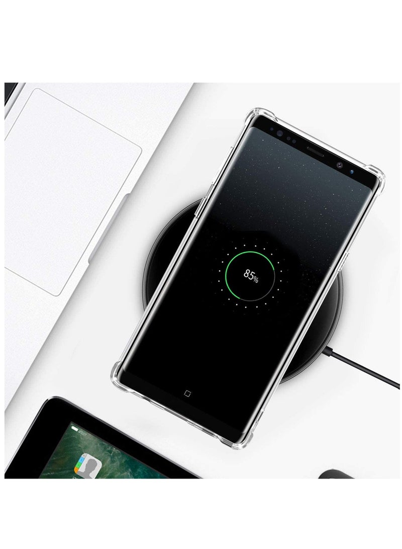 جراب Samsung Galaxy Note 9 جراب شفاف Note 9 جراب واقٍ من مادة TPU مقاوم للصدمات ومقاوم للخدش ومقاوم للانزلاق غطاء واقٍ خلفي صلب لهاتف Galaxy Note 9