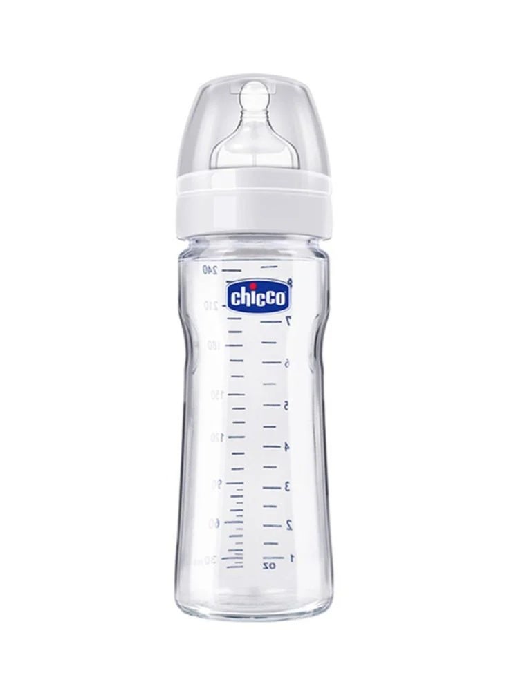 Chicco Glass Feeding Bottle 240Ml Lat