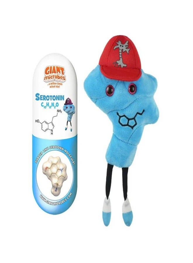 GIANT MICROBES Serotonin Plush, Neuroscience Gift, Brain Gift, Neurology Gifts, Psychology Gifts, Neuroanatomy, Mental Health Awareness - Image 4