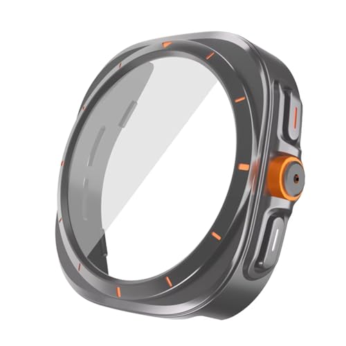 T TECLUSIVE Converter Case Compatible for Galaxy Watch 7 44mm to Galaxy Ultra | Full Protection Cover with Glass Screen Guard | Mod kit Convert into Ultra (Watch 7 44mm) - Image 1