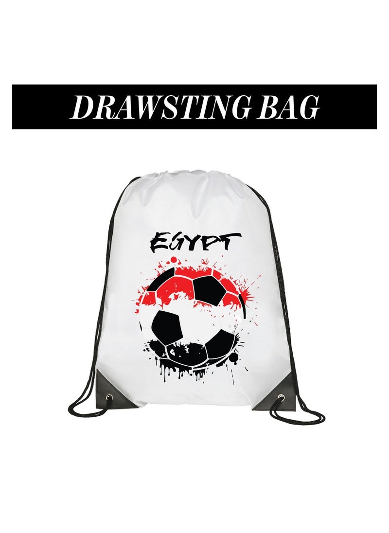 Generic - Egypt Sports Combo Pack - Gifts for Sports Fan - Cap - Scarf - Flag - Flag Pin - Drawstring Bag - Image 1